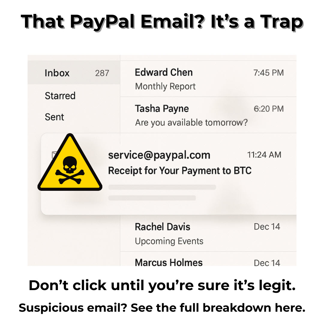 How to Spot a Fake PayPal Email Scam - And What to Do If You Fall for It