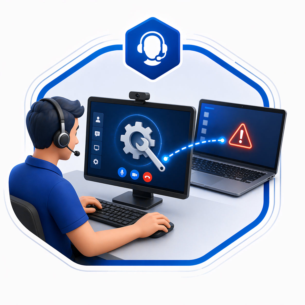 Remote Troubleshooting & Repair Service